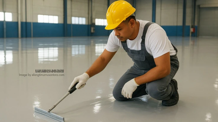 aplikasi epoxy lantai