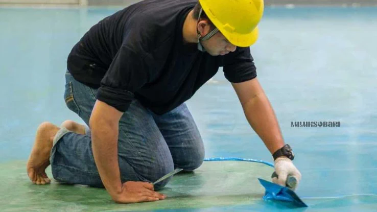 epoxy lantai batu
